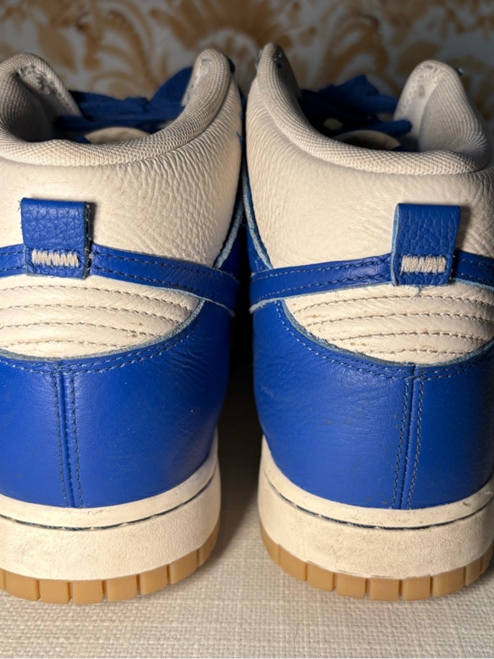 Nike Dunk High Blue White High Top Sneakers Men’s / Women’s Retro Streetwear - Picture 6 of 6